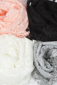 Triangle Wildflower Lace Scarf - Fashion Scarf World