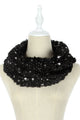 Starry Night Foiled Soft Twist Snood