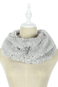 Starry Night Foiled Soft Twist Snood