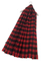 Woven Tartan Plaid Soft Wool Blanket Frayed Scarf