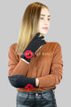 3D Poppy Flower Touchscreen Gloves - Fashion Scarf World