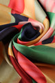 Block Colour Patchwork Silk Scarf - Fashion Scarf World