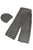 Metallic Thread Knitted Hat & Scarf Set - Fashion Scarf World