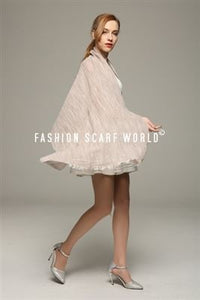 Casual Plain Frayed Linen Scarf - Fashion Scarf World