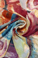 Oil Pastel Fruit Print Chiffon Scarf - Fashion Scarf World
