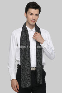 Soft Paisley Print Frayed Unisex Scarf - Fashion Scarf World