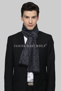 Soft Paisley Print Frayed Unisex Scarf - Fashion Scarf World