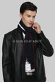 Three Stripes Knitted Tassel Unisex Scarf - Fashion Scarf World