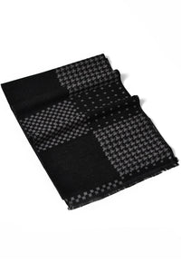 Hounds-tooth Multi Check Frayed Unisex Scarf - Fashion Scarf World