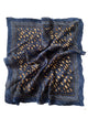 Leopard Effect Pleated Square Scarf - Fashion Scarf World