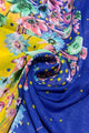 Dotty Ombre Floral Print Chiffon Scarf - Fashion Scarf World