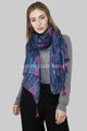 African Print Tasselled Corner Scarf