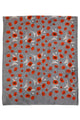 Poppy Print Silk Scarf