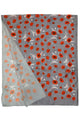 Poppy Print Silk Scarf
