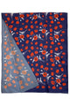 Poppy Print Silk Scarf
