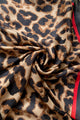 Leopard Silk Scarf With Border - Fashion Scarf World