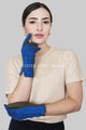 Two Tone Suede Effect Touchscreen Gloves