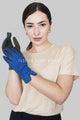 Two Tone Suede Effect Touchscreen Gloves