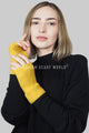 Plain Knitted Fingerless Gloves