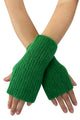 Plain Knitted Fingerless Gloves