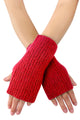 Plain Knitted Fingerless Gloves