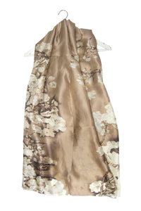 Cherry Blossom Flower Print Silk Scarf - Fashion Scarf World