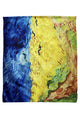 Van Gogh Post Imressionism Wheatfield With Crows Painting Print Art Silk Scarf 3722
