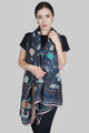 Stylish Handbag Print Silk Scarf