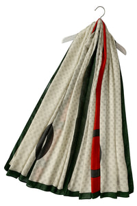Fashion Link and Belt Print Scarf