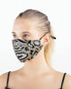 Face Coverings Masks (Pack of 10) Leopard Sequin - Mixed Colours