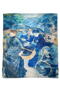 Renoir Impressionism The Umbrellas Painting Print Art Silk Scarf 3761