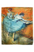 Degas Impressionism Ballerina Dancers At The Barre Painting Print Art Silk Scarf