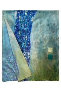 Klimt Expressionism Portrait of Emilie Floge Painting Print Art Silk Scarf 3768