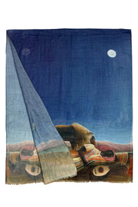 Henri Rosseau Post Impressionism The Sleeping Gypsy Painting Print Art Scarf 3769