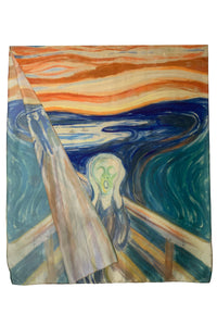 Edvard Munch Impressionist The Scream Painting Print Art Silk Scarf
