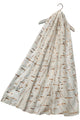 Rose Gold Dash Foiled Scarf