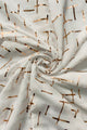 Rose Gold Dash Foiled Scarf