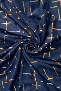 Rose Gold Dash Foiled Scarf