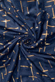 Rose Gold Dash Foiled Scarf