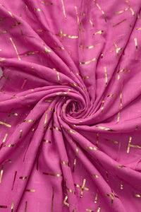 Rose Gold Dash Foiled Scarf