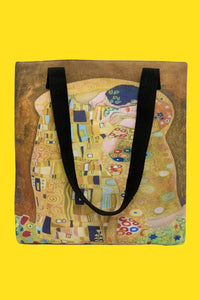 Klimt The Kiss Canvas Shopper