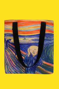 Edvard Munch The Scream Canvas Shopper