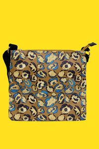 Abstract Leopard Print Bag Collection - Crossbody
