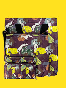 Retro Greyhound Dog Bag Collection - Mini Clutch