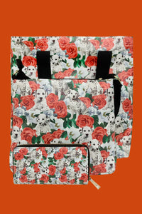 Dalmatian Dog & Rose Bag Collection - Purse