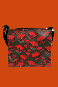 Red Poppy Flower Bag Collection - Crossbody