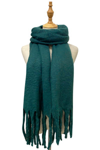 Plain Tassel Blanket Scarf