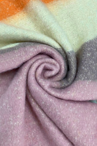Soft Stripe Tassel Blanket Scarf