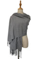 Soft Wool Tassel Blanket Wrap Scarf