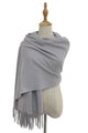 Soft Wool Tassel Blanket Wrap Scarf